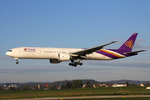 Thai Airways, HS-TKP, Boeing 777-3ALER, 28.April 2016, ZRH Zürich, Switzerland.