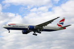British Airways, G-VIID, Boeing 777-236ER, 01.Juli 2016, LHR London Heathrow, United Kingdom.