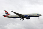 British Airways, G-VIIF, Boeing 777-236ER, 01.Juli 2016, LHR London Heathrow, United Kingdom.