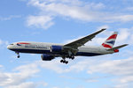 British Airways, G-YMMU, Boeing 777-236ER, 01.Juli 2016, LHR London Heathrow, United Kingdom.