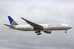 United Airlines, N219UA, Boeing 777-222ER, 01.Juli 2016, LHR London Heathrow, United Kingdom.
