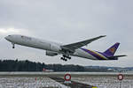 Thai Airways, HS-TKX, Boeing 777-3D7ER, 18.Januar 2017, ZRH Zürich, Switzerland.