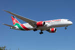 Kenya Airways, 5Y-KZD, Boeing, B787-8, 01.08.2019, GVA, Geneve, Switzerland      
