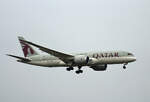 Qatar Airways, Boeing B 787-8 Dreamliner, A7-BCQ, BER, 14.11.2021