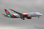 Kenya Airways, 5Y-KZF, Boeing B787-8, msn: 36043/224, 03.Juli 2023, LHR London Heathrow, United Kingdom.