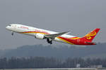 Hainan Airlines, B-7839, Boeing 787-9, msn: 62714/465, 26.Dezember 2018, ZRH Zürich, Switzerland.