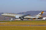 Etihad Airways, A6-BLU, Boeing 787-9, msn: 39675/744, 16.Januar 2022, ZRH Zürich, Switzerland.