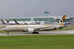 Etihad Airways, A6-BLX, Boeing 787-9, msn: 39665/798, 10.September 2022, MUC München, Germany.