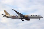 Gulf Air, A9C-FC, Boeing B787-9, msn: 39982/721, 06.Juli 2023, LHR London Heathrow, United Kingdom. 
