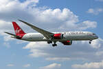Virgin Atlantic, G-VWHO, Boeing B787-9, msn: 37971/313,  Mystery Girl , 07.Juli 2023, LHR London Heathrow, United Kingdom.