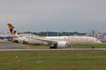 Etihad Airways, A6-BLH, Boeing B787-9, msn: 39653/452, 12.Juli 2023, MXP Milano Malpensa, Italy.