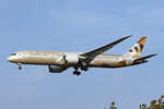 Etihad Airways, A6-BLT, Boeing B787-9, msn: 39667/692, 05.Juli 2024, MXP Milano Malpensa, Italy.
