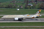 Etihad Airways, A6-BNE, Boeing B787-9, msn: 39671/1150, 30.März 2025, ZRH Zürich, Switzerland.