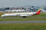 Air Nostrum, Bombardier CRJ-1000 (CL-600-2E25) EC-LJR, cn(MSN): 19002,
Frankfurt Rhein-Main International, 24.05.2019.