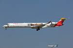 Air Nostrum, EC-MJO, Bombardier CRJ-1000, msn: 19045,  Reserva La Rioja , 13.August 2025, FRA Frankfurt, Germany.