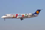 Lufthansa CityLine, D-ACJH, Bombardier CRJ-200LR, msn: 7266,  Little Europe , 16.März 2005, ZRH Zürich, Switzerland.