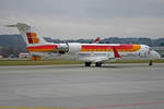 Iberia Regional (Operated by Air Nostrum), EC-IJS Bombardier CRJ-200ER, msn: 7706, 10.Dezember 2005, ZRH Zürich, Switzerland.