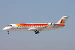 Iberia Regional (Operated by Air Nostrum), EC-ITU Bombardier CRJ-200ER, msn: 7866, 22.April 2005, ZRH Zürich, Switzerland.