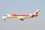 Iberia Regional (Operated by Air Nostrum), EC-JCG Bombardier CRJ-200ER, msn: 7973,  José Vergara , 12.August 2005, ZRH Zürich, Switzerland.