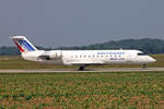 Air France (Oprated by Brit Air), F-GRJC, Bombardier CRJ-100ER, msn: 7085, 31.August 2007, LYS Lyon-Saint-Exupéry, France.