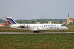 Air France (Oprated by Brit Air), F-GRJF, Bombardier CRJ-100ER, msn:7108, 31.August 2007, LYS Lyon-Saint-Exupéry, France.