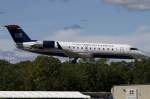 US Airways - Express, N462AW, Bombardier, CRJ-200LR, 29.08.2011, ALB, Albany, USA      