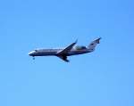 Eurowings beim Landeanflug mit einem Canadair Regional Jet CRJ200LR D-ACRG zum Flughafen Berlin Tegel, 05.07.08.