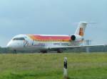 EC-IKZ, Bombardier CRJ 200 von Air Nostrum in Luxembourg