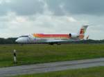EC-ITU, Bombardier CRJ 200 von Air Nostrum in Luxembourg