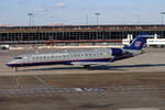United Express (Mesa Airlines), N505MJ, Bombardier CRJ-700, msn: 10070, 08.Januar 2007, IAD Washington Dulles, USA.
