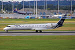 Lufthansa CityLine, D-ACNU, Bombardier CRJ-900LR, msn: 15267,  Uetersen ,  10.September 2022, MUC München, Germany.