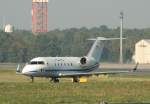 Germany Air Force Canadair Challenger 601 12+07 auf dem Weg zum Start in Berlin-Tegel am 24.09.2011
