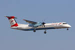 Austrian Airlines, OE-LGE, Bombardier DHC-8 402, msn: 4042,  Oberösterreich , 21.Februar 2019, ZRH Zürich, Switzerland.
