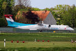 Luxair, DHC-8-402Q, LX-LQE, TXL, 03.05.2019