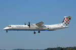 Croatia Airlines, 9A-CQD, Bombardier DHC-8-402,  Dalmacija , 21.August 2020, ZRH Zürich, Switzerland.
