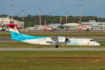 Luxair, LX-LQI, Bombardier DHC-8 402, msn: 4534, 28.September 2020, MXP Milano-Malpensa, Italy.