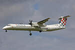 Croatia Airlines, 9A-CQE, Bombardier DHC-8 402, msn: 4300,  Zagorje , 11.Juli 2021, ZRH Zürich, Switzerland.