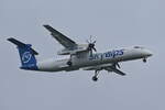 9H-EVA , SkyAlps , Bombardier DHC-8-402Q Dash 8 , 29.09.2021 , Berlin-Brandenburg  Willy Brandt  , BER , 