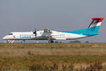 Luxair, LX-LGM, deHavilland, DHC-8Q-402, 10.10.2021, CDG, Paris, France