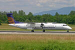 Lufthansa Regional (Augsburg Airways), D-ADHR, Bombardier DHC-8 402, msn: 4041, 14.Juni 2008, BSL Basel - Mühlhausen, Switzerland.