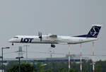 LOT, DHC-8-402Q, SP-EQC, BER, 21.05.2022