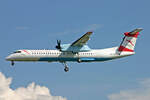 Austrian Arrows, OE-LGB, Bombardier DHC-8 402, msn: 4015, 11.Juni 2008, GVA Genève, Switzerland.