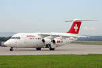 SWISS European Airlines, HB-IXH, BAe Avro RJ85, msn: E2233, 26.August 2007, ZRH Zürich, Switzerland.