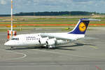 Lufthansa (Operated by Cityline), D-AVRL, BAe Avro RJ85, msn: E2285, 28.Juli 2005, HEL Helsinki, Finnland.