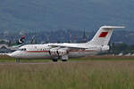 Bahrain Defence Force, A9C-HWR, BAe Avro RJ85, msn: E3206, 17.Mai 2025, BSL Basel - Mühlhausen, Switzerland.