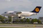 Lufthansa - CityLine, D-AVRA, BAe, ARJ-85, 29.04.2011, MUC, Muenchen, Germany           