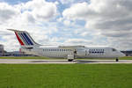 Air France (Operated by CityJet), EI-DEX, BAe 146-300, msn: E3157, 22.August 2004, ZRH Zürich, Switzerland.