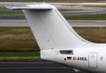 WDL Aviation, D-AMGL, BAe 146-200/ Avro RJ-85 (Seitenleitwerk/Tail), 01.07.2013, DUS-EDDL, Düsseldorf, Germany 