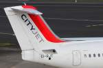 CityJet, EI-RJT  Inishbofin , BAe/Avro, 146-200/RJ-85 (Seitenleitwerk/Tail), 03.04.2015, DUS-EDDL, Düsseldorf, Germany