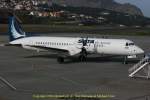 British Aerospace BAe ATP von SATA Azores am Flughafen Funchal/Madeira ruht sich aus für den nächsten Trip auf die Azoren!